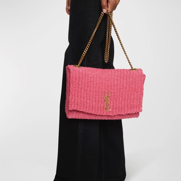 Yves Saint Laurent Handbags - BRAND NEW Kate YSL Medium Crossbody Bag in Raffia